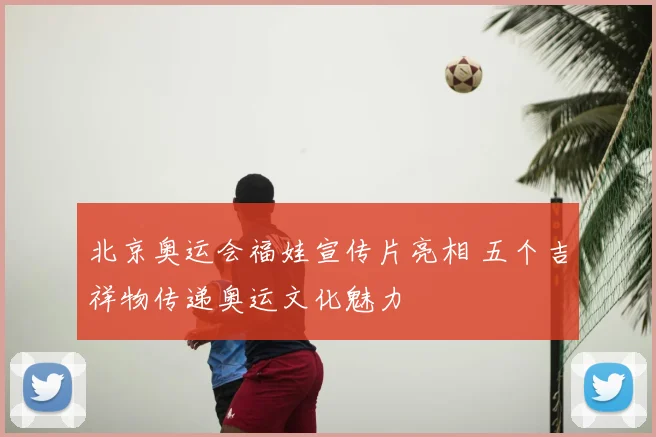 北京奥运会福娃宣传片亮相 五个吉祥物传递奥运文化魅力